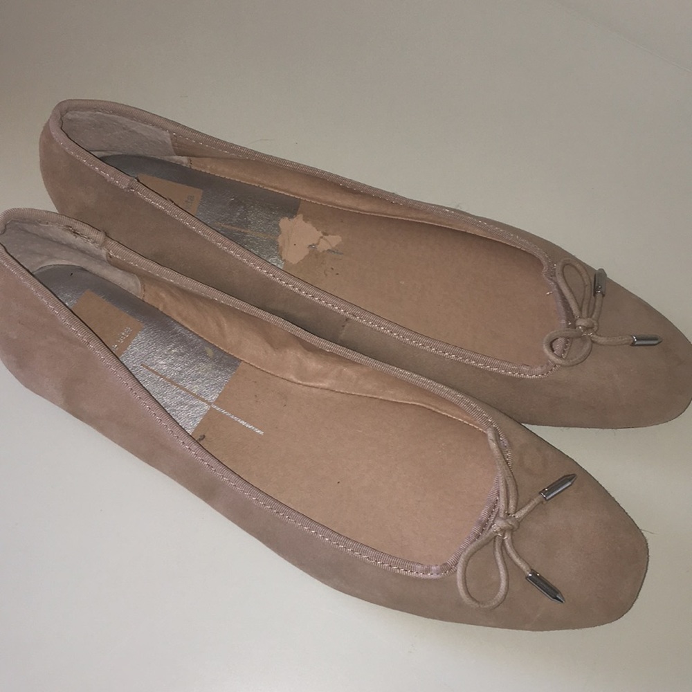 Tan Suede Flats- Dolce Vita